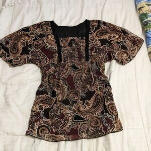 cha Cha Vente smocked top medium